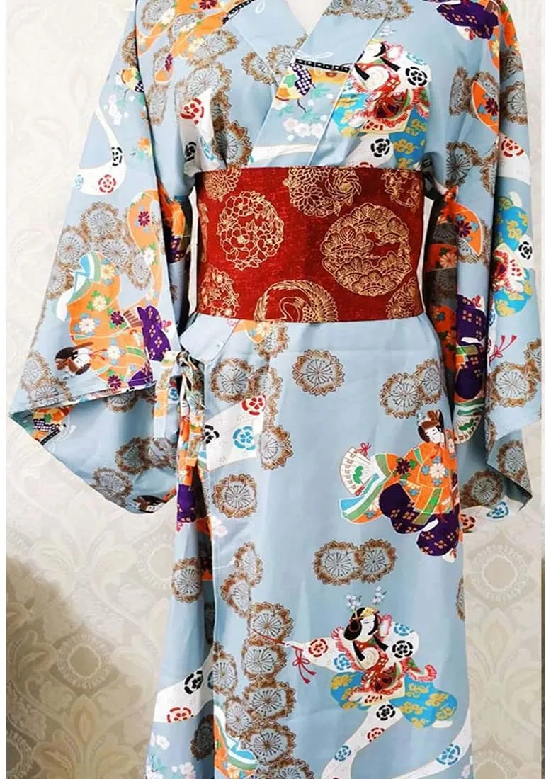 Women's Japanese Kimono Robe Obi Belt Waistband