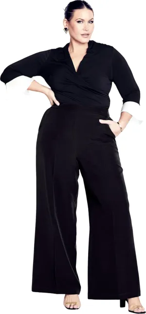 Women's Plus Size Top-Roselyn Wrap