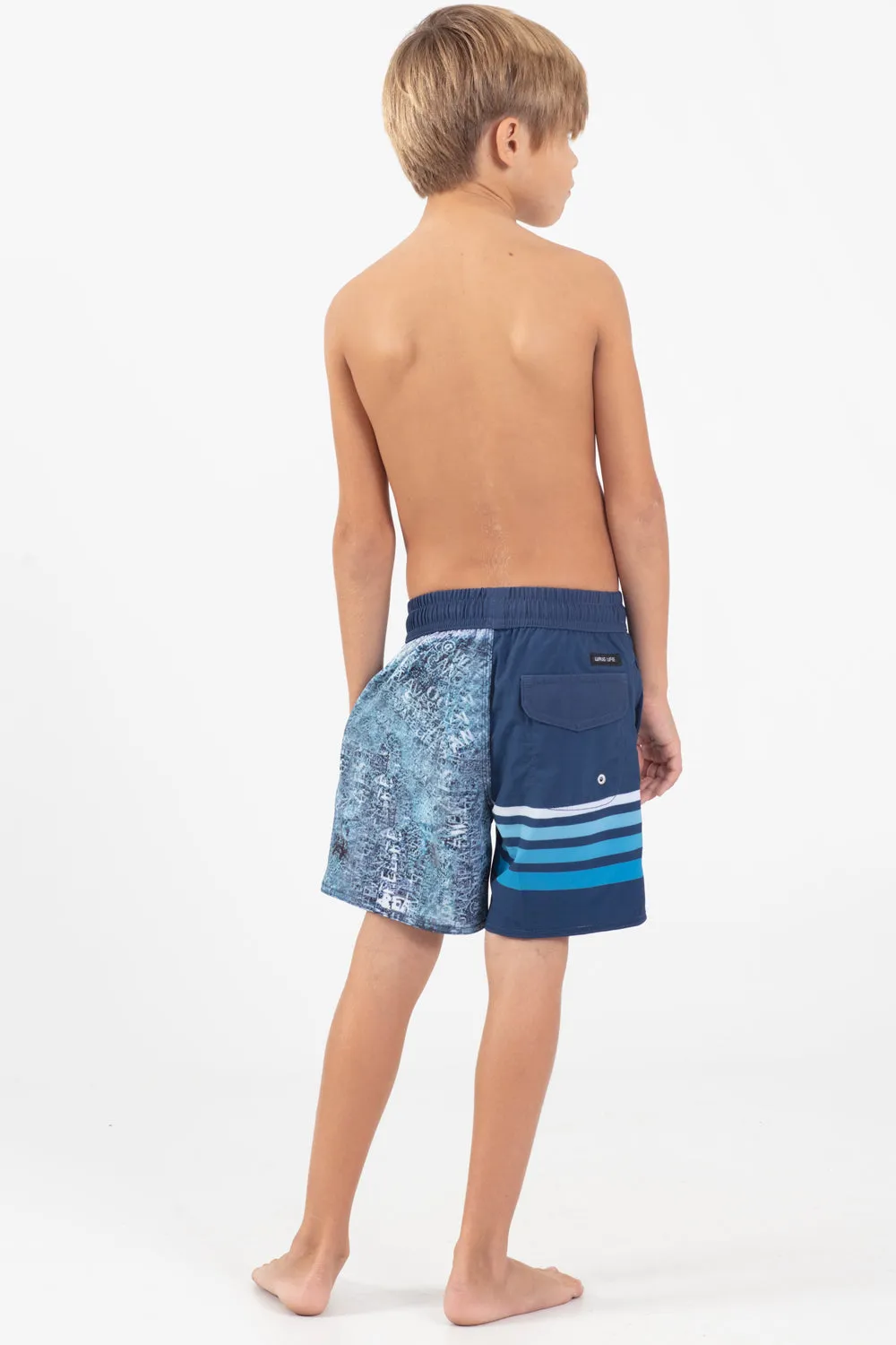 Word Rider Boys Elastic waist Volley Short