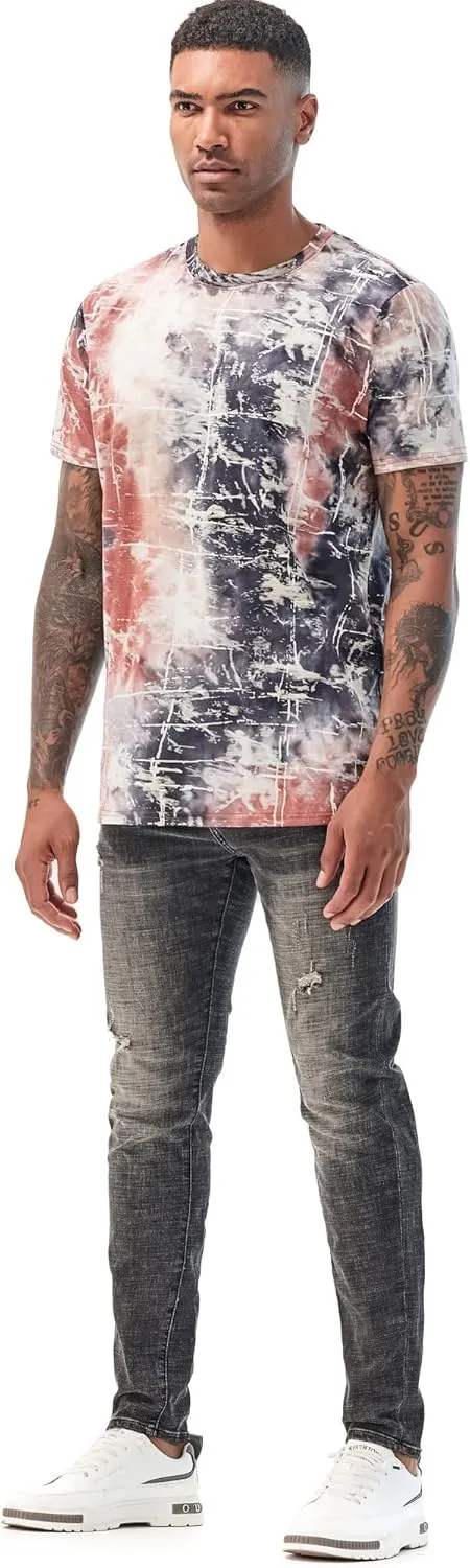 YININF Mens Hipster Hip Hop Short Sleeve Print T-Shirt Shirts Men