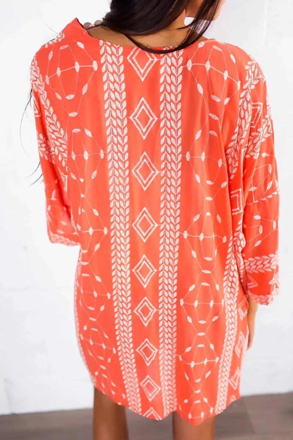 Yonala Womens Floral Kimono Loose Half Sleeve Chiffon Casual Cardigan Cover Up